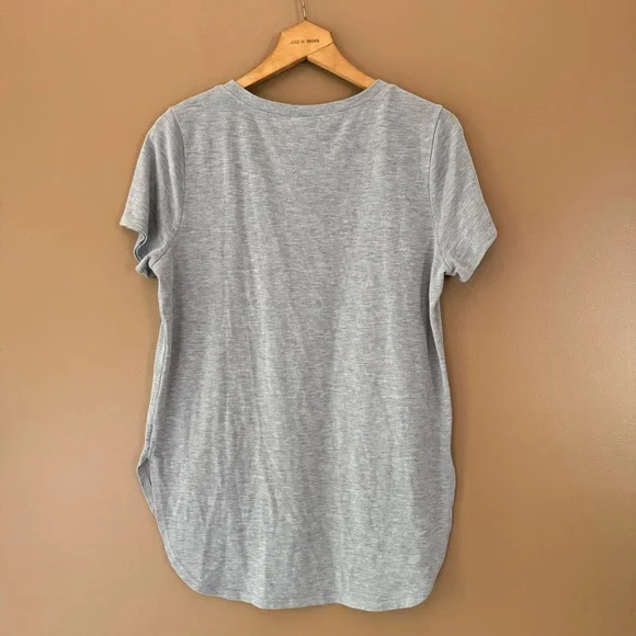 Modern Lux “Oh Kale No” Round Hi-Low Hem Short Sleeve Shirt XL - Picture 5 of 5